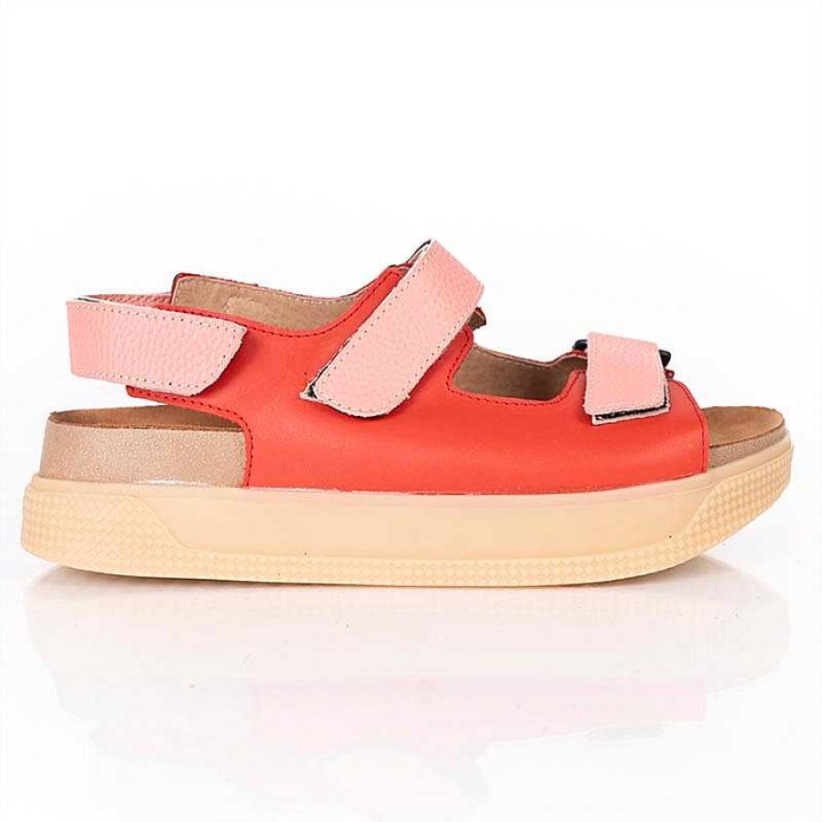 Sandaler La Leopolda | Triba Red Och Coral Caltrop Sandaler