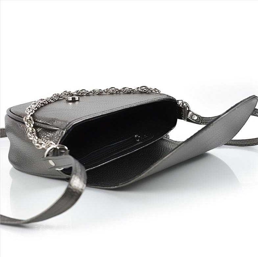 Planbocker La Leopolda | Lena Pewter Crossbody-Vaska