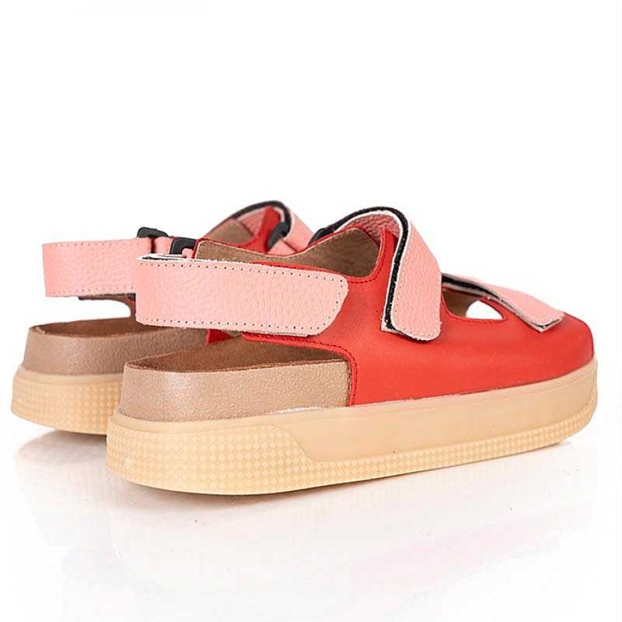 Sandaler La Leopolda | Triba Red Och Coral Caltrop Sandaler