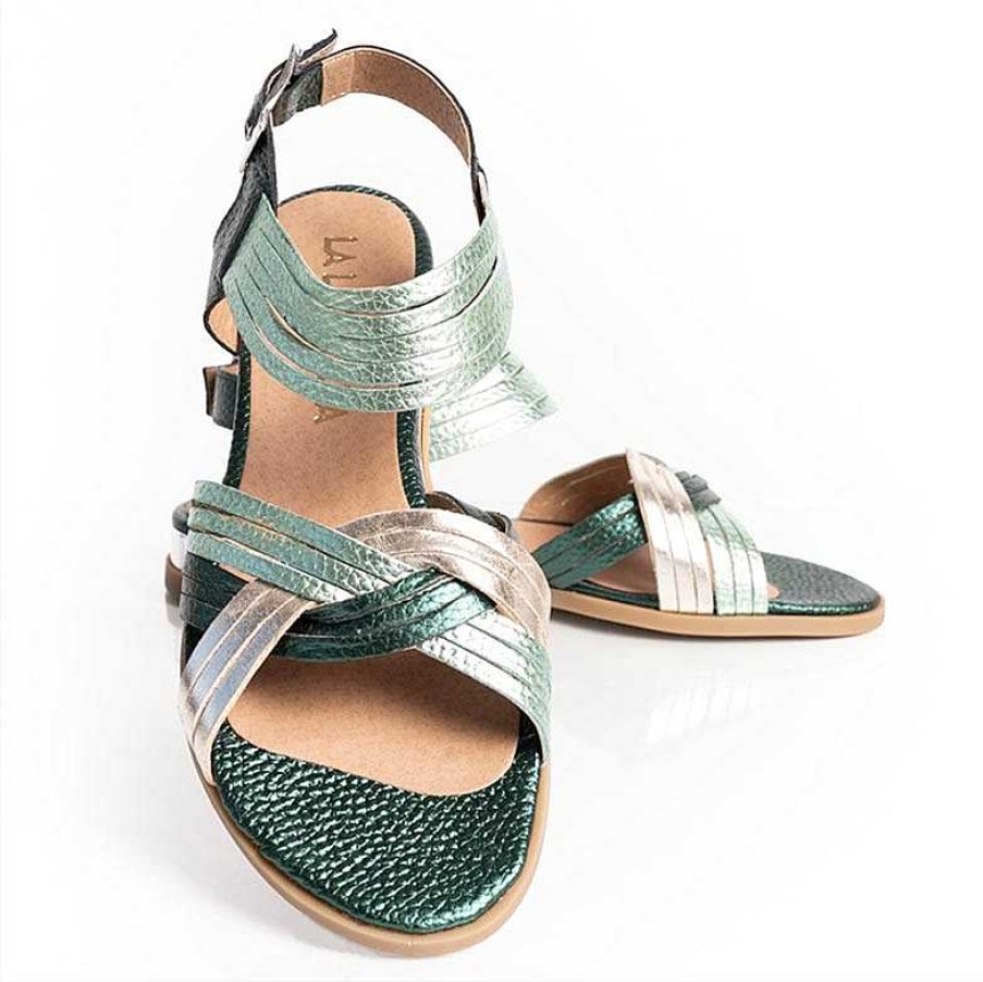 Sandaler La Leopolda | Metallic Grona Jana Sandaler