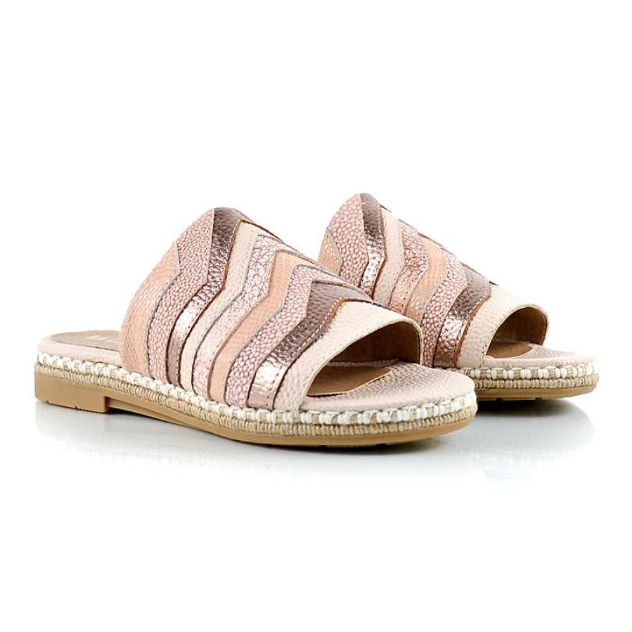 Sandaler La Leopolda | Delta Mix Beige Och Rosa Sandaler