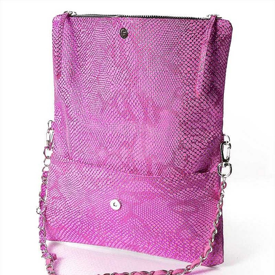 Planbocker La Leopolda | Crossbody Planbok Med Fuchsiatryck