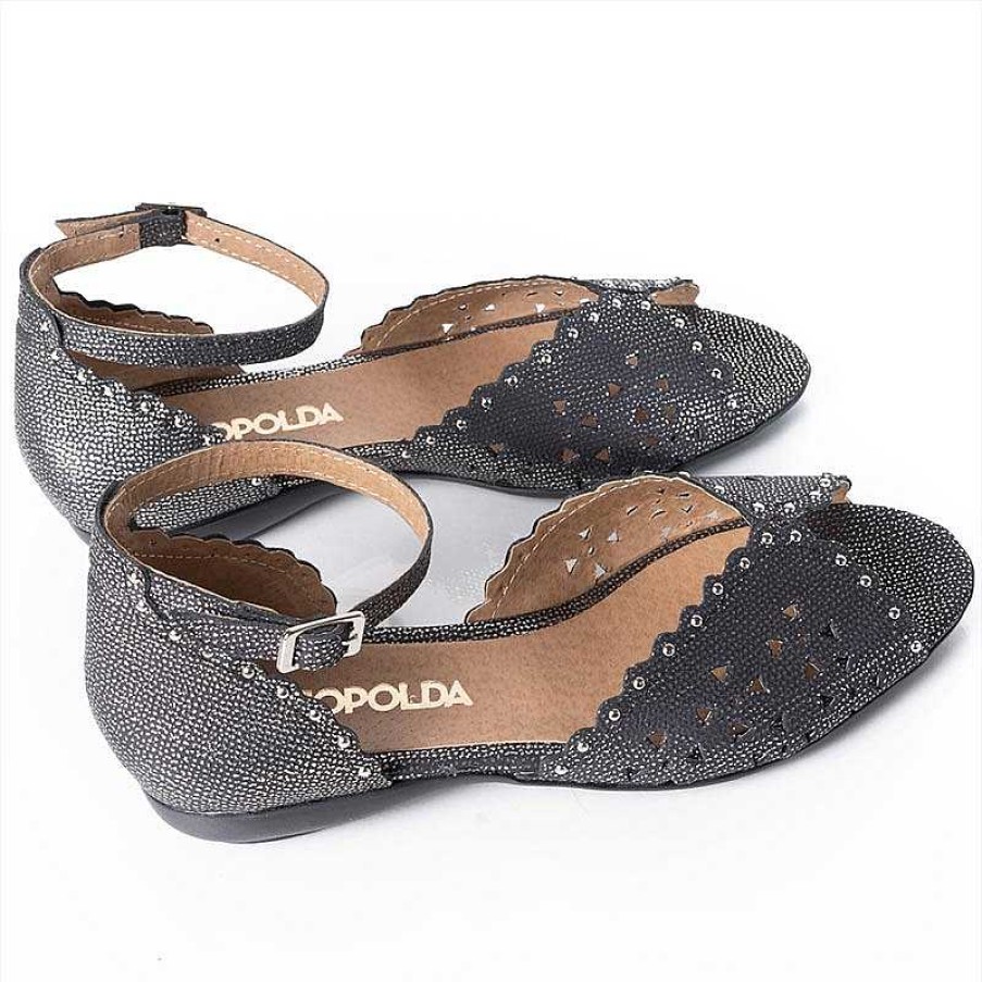 Sandaler La Leopolda | Alesia Steel Svarta Laga Sandaler