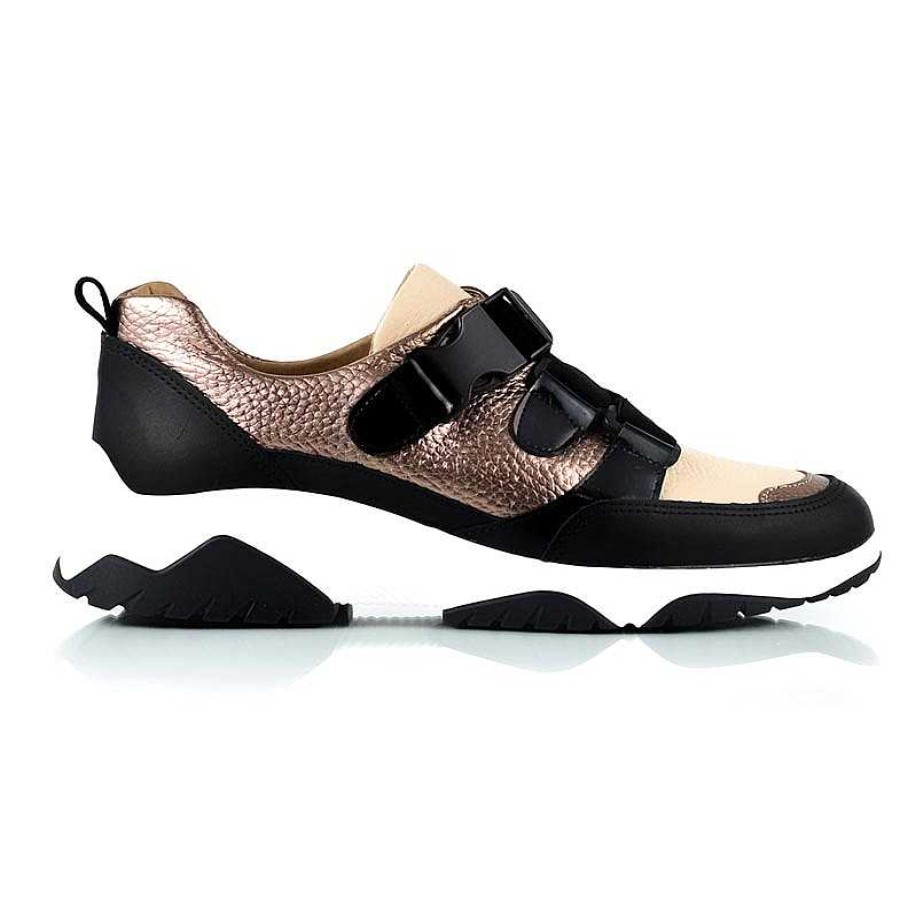 Sneakers La Leopolda | Suki Copper Och Black Sneakers