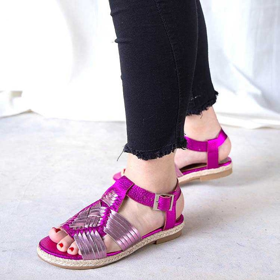 Sandaler La Leopolda | Metallic Fuchsia Nectar Sandaler