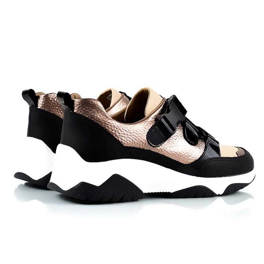 Sneakers La Leopolda | Suki Copper Och Black Sneakers