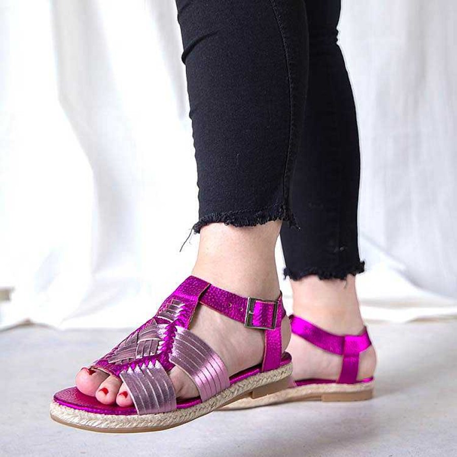 Sandaler La Leopolda | Metallic Fuchsia Nectar Sandaler